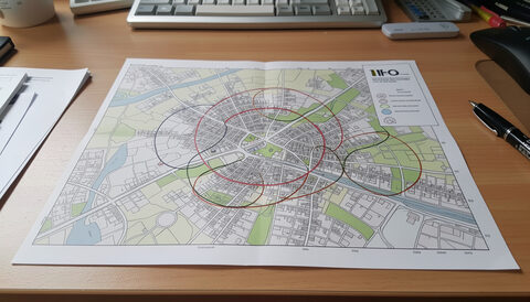 Mapping open space: sites, catchments and GIS layers